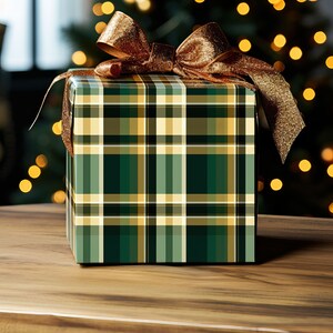 Weihnachtsgeschenkpapier #2, kariertes Weihnachtsgeschenkpapier