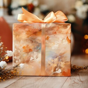 Eco-Friendly Watercolor Dreamscape Gift Wrap, Gift Wrap, Birthday Gift Wrap, Party Wrapping Paper