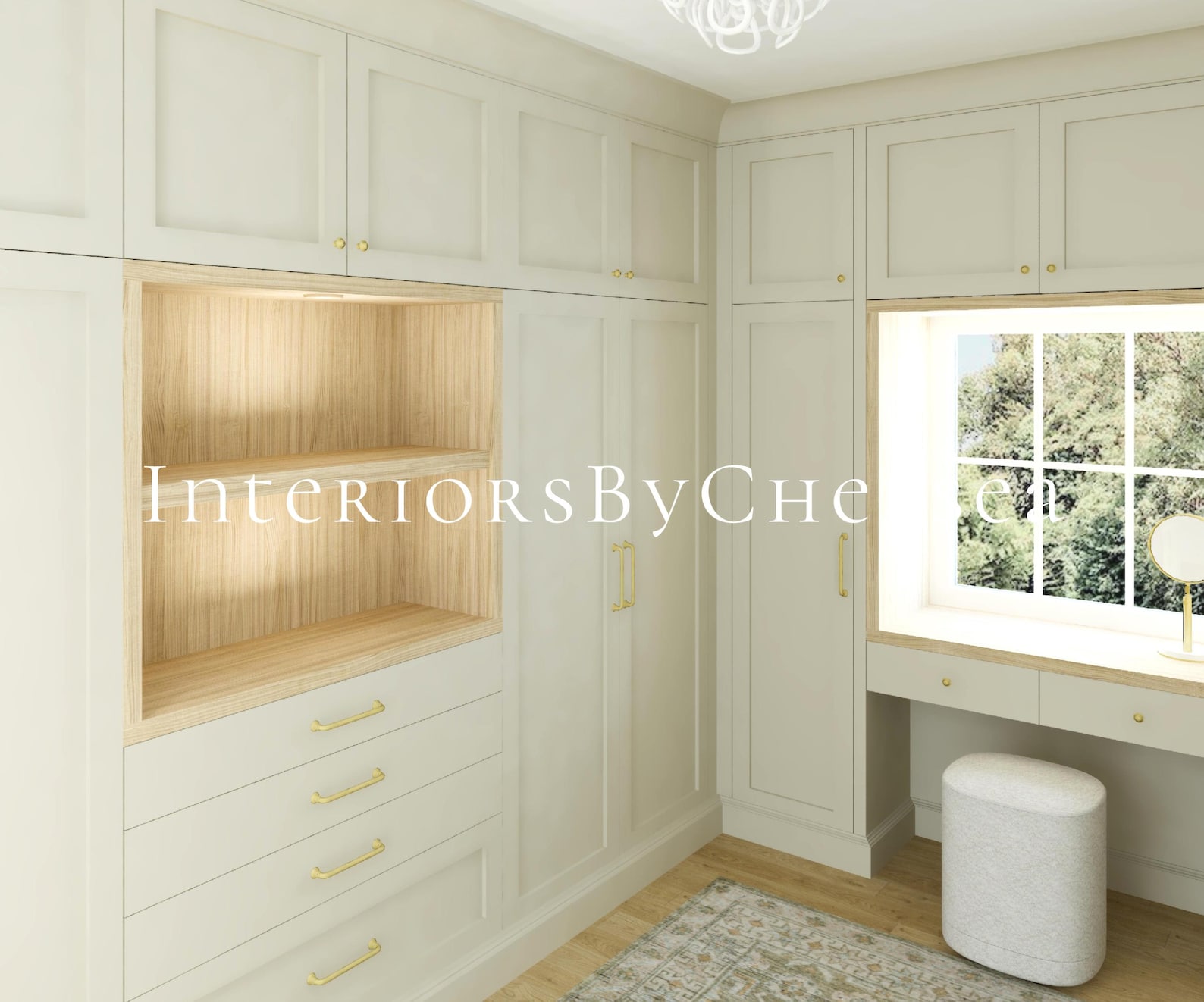 Custom Closet Virtual Interior Design, Closet 3D Render Services ...