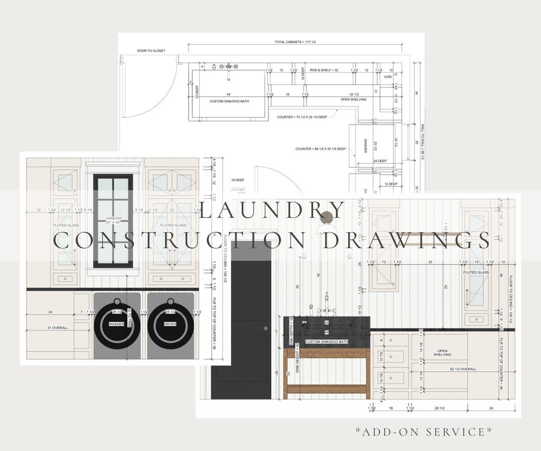 Laundry Room Add On, Custom Laundry Room Floor Plan Layout, Laundry ...