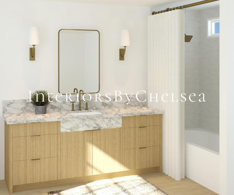 Custom Bathroom Virtual Design, 3D master bathroom design service, 3D Realistic Renders, Bathroom Renovation, Traditional primary bathroom image 8