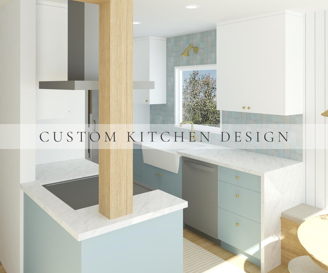 Custom Kitchen Interior Design, Virtual 3D Design Service, Home Remodel ...