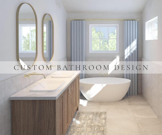 Custom Bathroom Virtual Design, 3D master bathroom design service, 3D Realistic Renders, Bathroom Renovation, Traditional primary bathroom