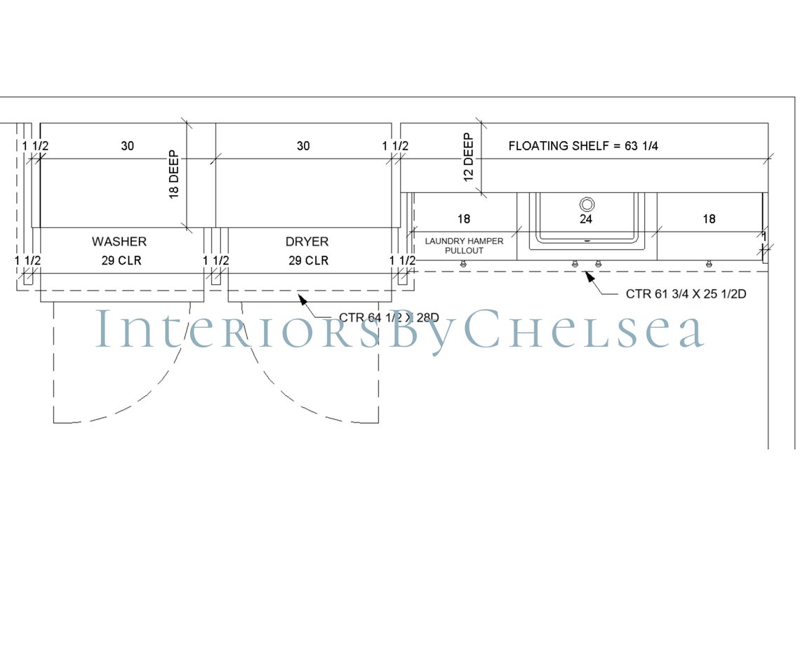 Laundry Room Add On, Custom Laundry Room Floor Plan Layout, Laundry ...