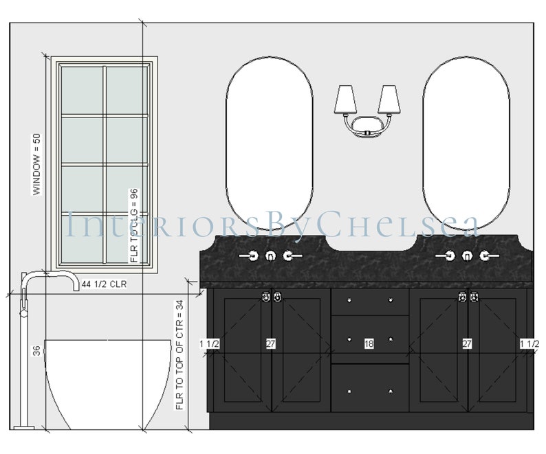 Bathroom Add On, Custom Bathroom Floor Plan Layout, Bathroom Remodel ...