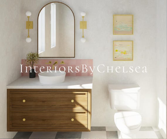 Custom Bathroom Interior Design, Ensuite Remodel, Bathroom 3D Render Realistic, Bathroom Renovation, Custom Cabinetry, Traditional Ensuite