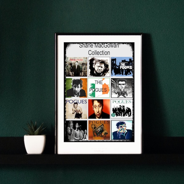 Pogues Shane MacGowan  Vintage Style Metal Sign Collection,Rock,Heavy Metal,rock bands, Consorts,Vintage,Retro,gifts, Birthday, Gift,