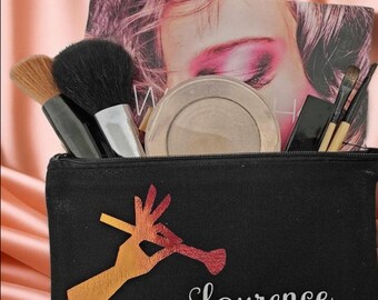 pochette maquillage personnalisé