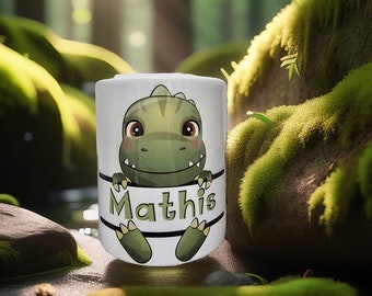 mug dinosaure