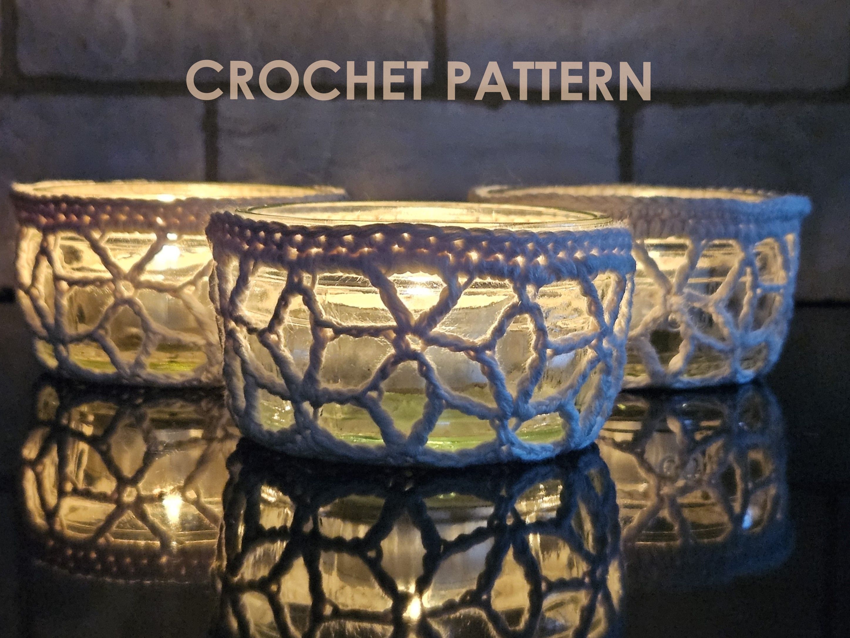 CROCHET PATTERN: Starflower Ramekin Cover. Transform Glass Ramekins Into  Tealight Holders and Decorations. Ideal Quick Gifts and Home Decor. - Etsy
