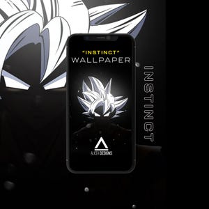 Goku &quot;Instinct&quot; Phone Wallpaper dragon ball super background ultra instinct background dragon ball z wallpaper iPhone wallpaper
