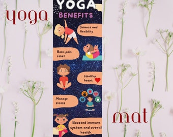 Yoga Mat With Yoga Benefits,  Elevate Your Practice with Our Yoga Mat for Enhanced Benefits, Namaste ,YogaRevolution"