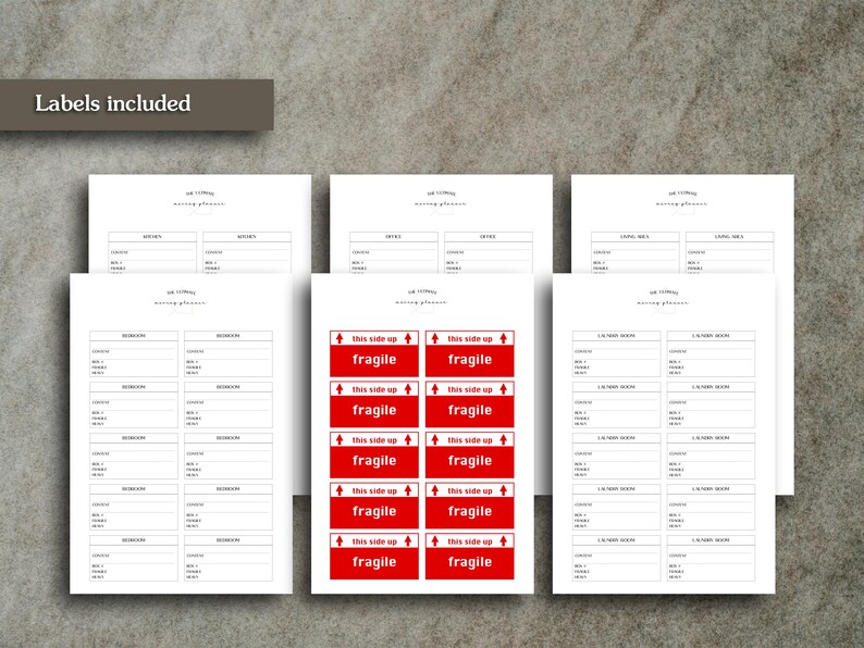 Moving Planner, Moving Checklist Printable, Relocation Planner, Moving ...