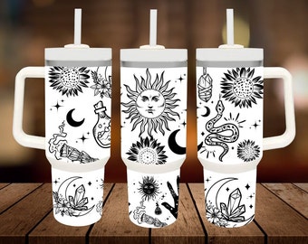 Magic 40 oz Tumbler Wrap,Magic 40oz Tumbler Png,Magic  sublimation design,Magic Gift Tumbler 40oz Png
