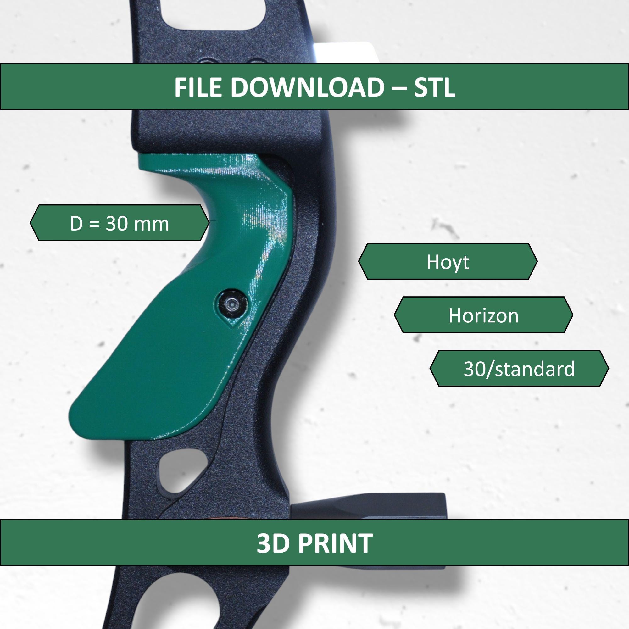 FabberGrip ALPHA --> Grip for Hoyt Horizon, Size 30/standard