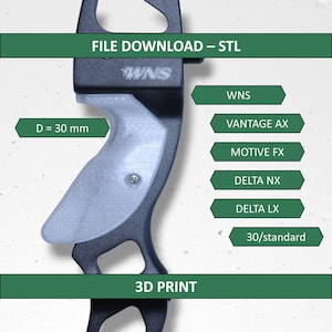 FabberGrip ALPHA --> Grip for WNS Vantage AX, Size 30/standard