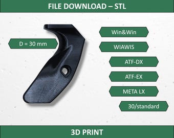 FabberGrip ALPHA: Capa protetora para Win&Win/Wiawis ATF-DX, tamanho 30/padrão
