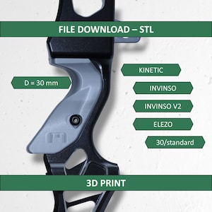 FabberGrip ALPHA --> Grip voor KINETIC INVINSO V2, maat 30/standaard