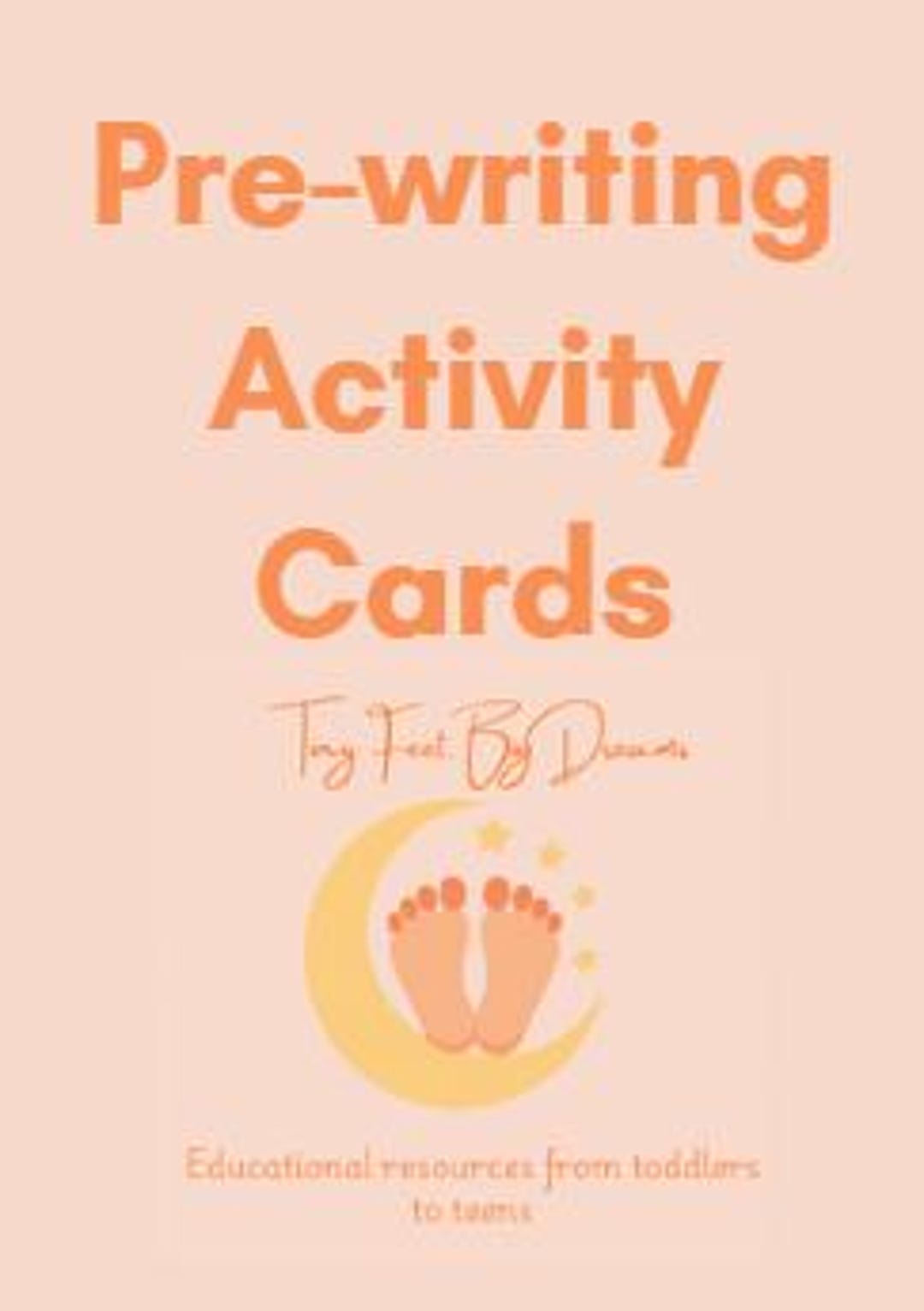 Writing Activity Cards Pre-writing Activity Cards - Etsy