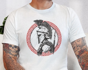 The Odyssey Epic T-shirt, Greek Mythology Shirt, Odysseus, Greek Soldier with Corinthian Helmet Shirts