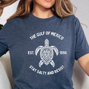 Gulf of Mexico Resist Shirt, Resistance Stay Salty Shirt, Anti Trump Shirt, Democrat Shirt, Liberal Gift Shirt, Protest Shirt