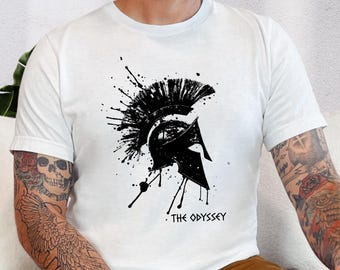 The Odyssey T-shirt, Greek Mythology Shirt, Odysseus, Greek Soldier Shirts