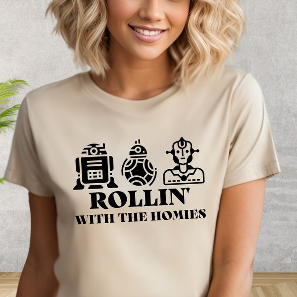 Rollin With The Homies T-Shirt, Star Wars Shirt, Galaxy Edge Tee, Disney Star Wars T-Shirt, Disneyland Shirt, Disneyworld Tee