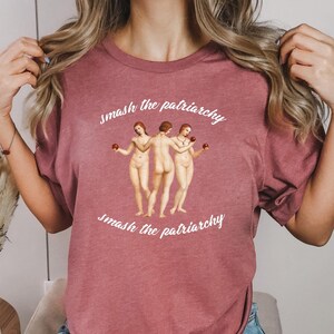 Smash The Patriarchy Shirt, Feminist Shirt, Gift For Feminist, Art Lover Shirt, Girl Power Shirt, Womens Rights Tees