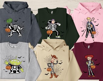 Toy Story Halloween Matching Sweatshirt, Disney Characters Family Hoodie, Fall Gift, Spooky Season Sweater