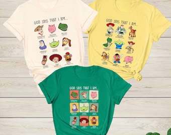 Camiseta de Toy Story, viaje a Disneyland.