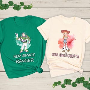 Toy Story Couple Shirt, Buzz Lightyear Jessie Shirt, Toy Story Valentines Shirt, Disney Couple Tee, Disney Couple Matching Tee, Disney Trip