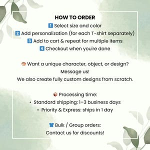a poster with instructions for how to order