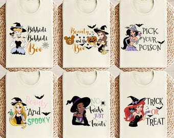 Disney Princess Halloween Shirt, Princess Halloween Group Tee, Disney Halloween Shirt, Spooky Princess Shirt, Halloween Matching Shirt