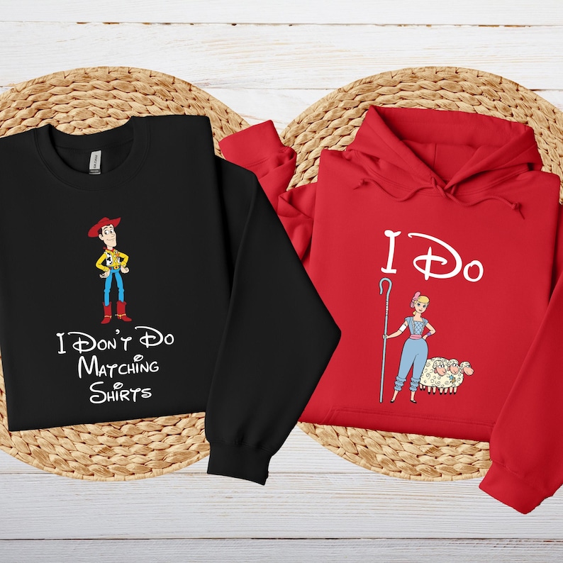 Toy Story Couple Sweatshirt, Toy Story Custom Hoodie, Toy Story Movie Shirt, Disney Couple Matching Tee, Couple Shirt, Disney Couple Shirt image 3