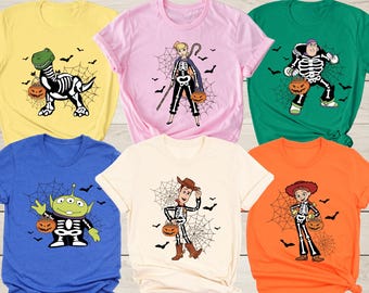 Toy Story Halloween Shirt, Toy Story Characters Matching Shirt, Disney Family Shirt, Toy Story Halloween Gift, Toy Story Spooky Season Tee