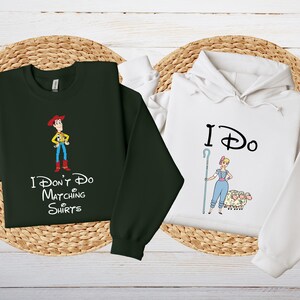 Toy Story Couple Sweatshirt, Toy Story Custom Hoodie, Toy Story Movie Shirt, Disney Couple Matching Tee, Couple Shirt, Disney Couple Shirt image 4
