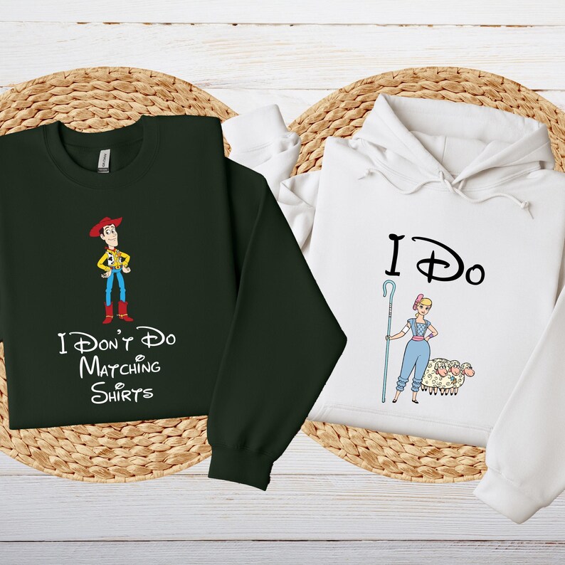 Toy Story Couple Sweatshirt, Toy Story Custom Hoodie, Toy Story Movie Shirt, Disney Couple Matching Tee, Couple Shirt, Disney Couple Shirt image 4