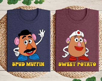 Toy Story Couple Mr and Mrs Potato Shirt, Spud Muffin, Sweet Potato Shirt, Toy Story Valentine Matching Shirt, Disney Trip Shirt