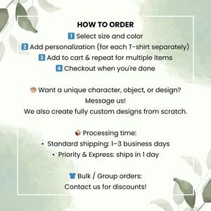 a poster with instructions for how to order