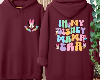 In My Disney Mama Era Sweatshirt, Minnie Mouse Mom Hoodie, Disney Mom Gift, Disney Trip Sweatshirt, Disney Mother's Day Shirt, Mama Shirt