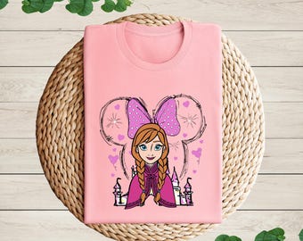 Disney Princess Anna Shirt, Frozen Anna Shirt, Princess Anna Birthday Shirt, Watercolor Disney Princess Shirt, Disneyland Trip Shirt