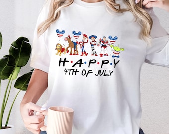 Toy Story 4th of July Shirt, Disney 4th of July Matching Shirt, Disney America Shirt, Toy Story Independence Day Tee, Woody, Buzz Lightyear