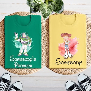 Toy Story Couple Shirt, Buzz Lightyear and Jessie Matching Shirt, Toy Story Valentine Shirt, Disney Trip Tee, Funny Valentines Day Shirt Bild 1