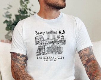 Rome Italy Shirt, Colosseum Shirt, Gift for Traveler, Rome Traveler Shirt, Travel to Italy Shirt, Rome Lover T-Shirt, Italy Souvenir Shirt