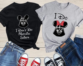 Star Wars Couple Shirt, Star Wars Custom Shirt, Disney Trip Shirt, Star Wars Couple Matching T-Shirt, Disneyland Shirt, Disney Couple Tee