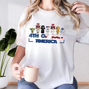 Star Wars 4th of July Shirt, Disney 4th of July Matching Shirt, Disney America Shirt, Star Wars Independence Day Tee, Disney Group Tee