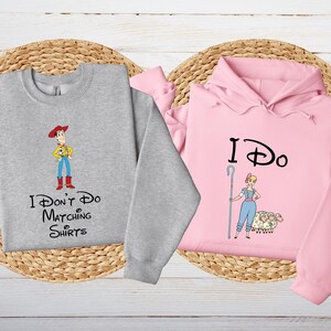 Toy Story Couple Sweatshirt, Toy Story Custom Hoodie, Toy Story Movie Shirt, Disney Couple Matching Tee, Couple Shirt, Disney Couple Shirt image 1