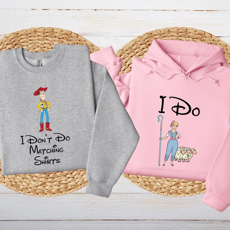 Toy Story Couple Sweatshirt, Toy Story Custom Hoodie, Toy Story Movie Shirt, Disney Couple Matching Tee, Couple Shirt, Disney Couple Shirt image 1