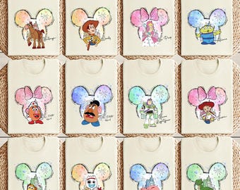 Toy Story Characters Shirt, Woody, Buzz Lightyear, Jessie, Bo Peep, Disney Trip Toy Story Tee, Toy Story Family Matching Tee, Disney Family