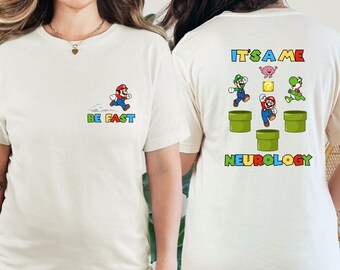 Super Mario Neourology Shirt, It's a me Neurology Tee, Neuroscientist T-Shirt, Gift for Neurologist
